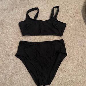 Women’s Black Swimsuit Set